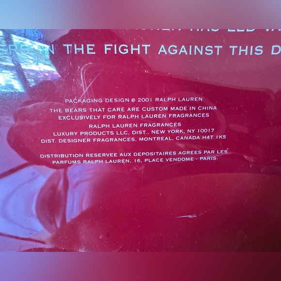 New Ralph Lauren 3 Bears Who Care -2001 - Picture 7 of 7